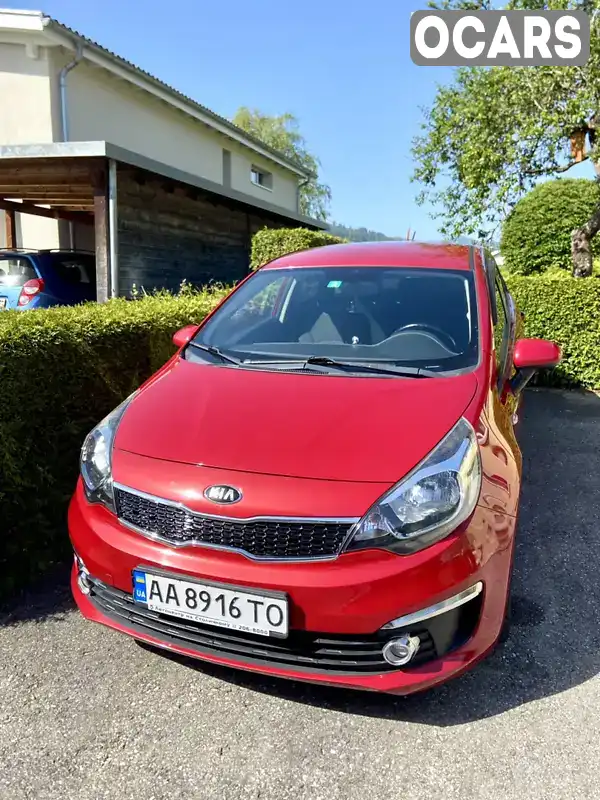 Седан Kia Rio 2016 1.4 л. Автомат обл. Київська, Київ - Фото 1/16