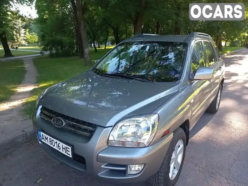 Позашляховик / Кросовер Kia Sportage 2006 2 л. Ручна / Механіка обл. Житомирська, Звягель - Фото 1/21