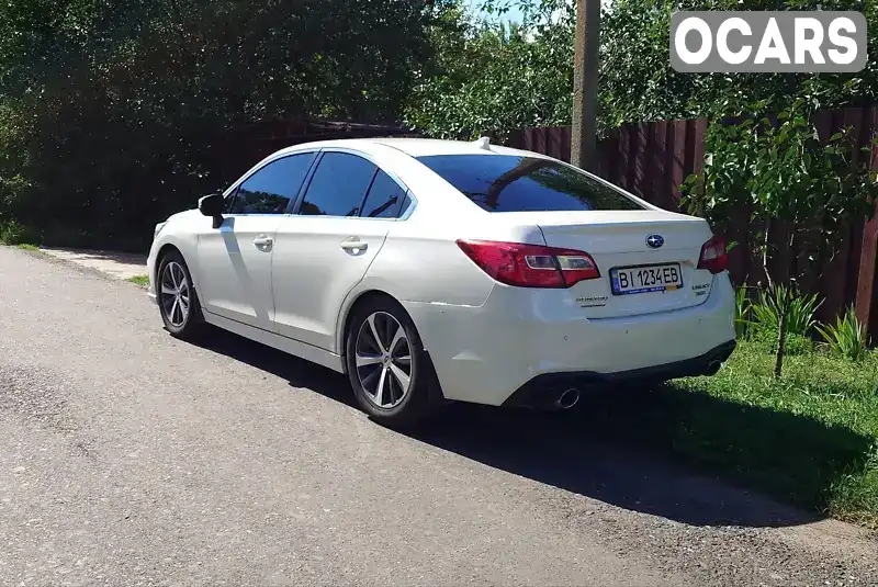 Седан Subaru Legacy 2017 3.63 л. Автомат обл. Полтавская, Полтава - Фото 1/21