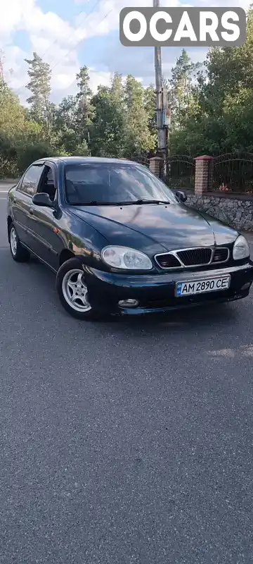 Седан Daewoo Lanos 2001 1.5 л. обл. Житомирська, Малин - Фото 1/12