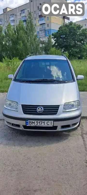 Мінівен Volkswagen Sharan 2001 1.9 л. Автомат обл. Сумська, Шостка - Фото 1/9