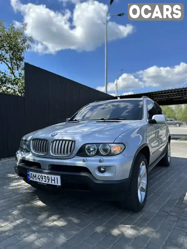 Позашляховик / Кросовер BMW X5 2004 2.99 л. Автомат обл. Житомирська, Звягель - Фото 1/18