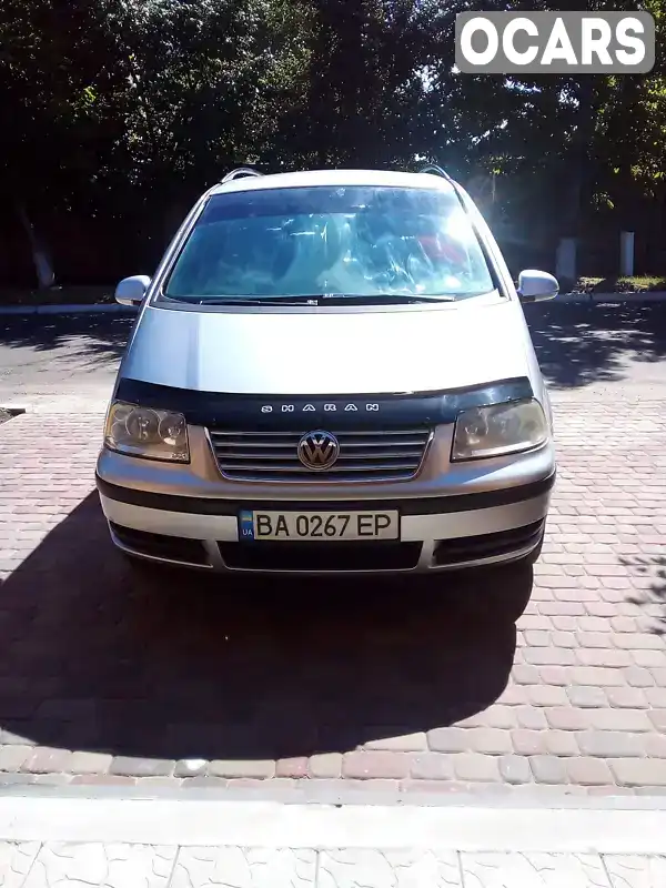 Мінівен Volkswagen Sharan 2006 1.98 л. Ручна / Механіка обл. Кіровоградська, Мала Виска - Фото 1/12