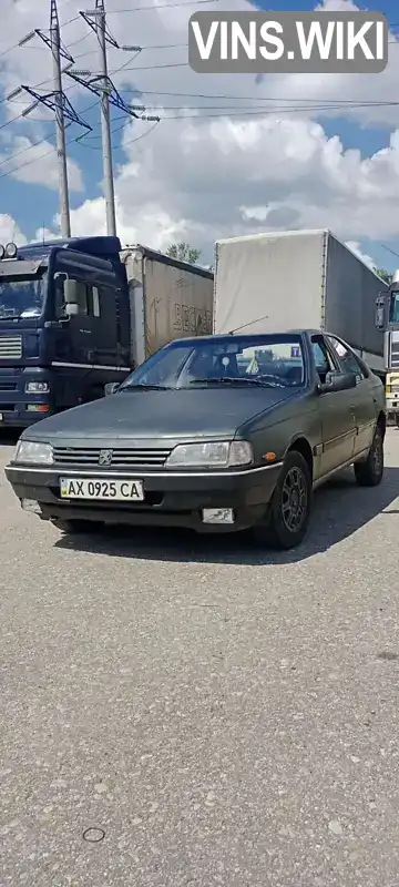 Седан Peugeot 405 1987 1.91 л. Ручна / Механіка обл. Харківська, Харків - Фото 1/9