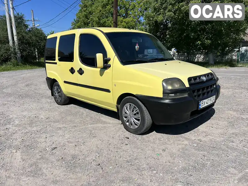 Минивэн Fiat Doblo 2002 1.91 л. Ручная / Механика обл. Хмельницкая, Хмельницкий - Фото 1/15