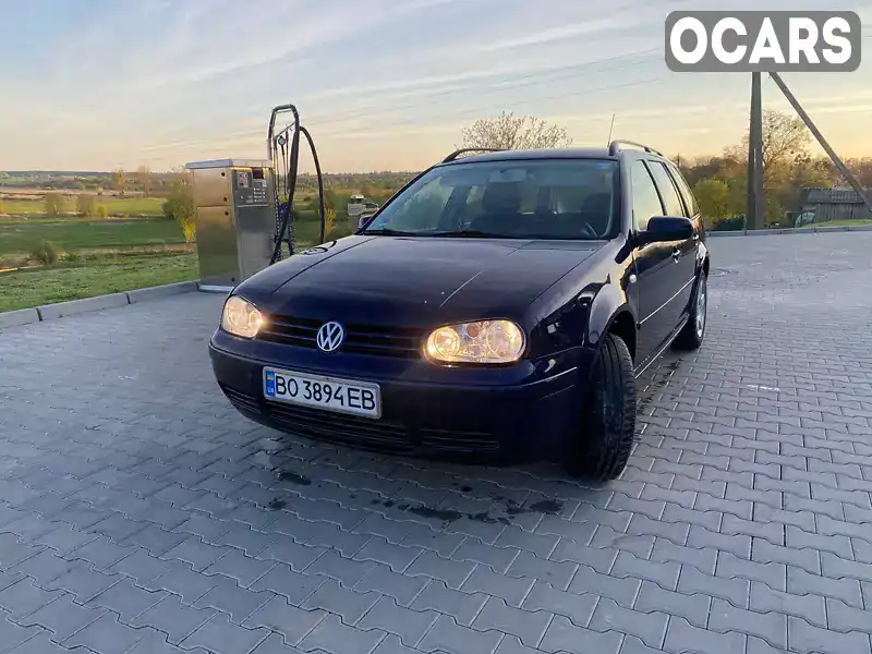 Універсал Volkswagen Golf 2001 1.6 л. Ручна / Механіка обл. Тернопільська, Шумськ - Фото 1/21