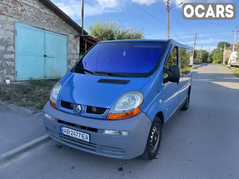 Мінівен Renault Trafic 2004 1.9 л. Ручна / Механіка обл. Вінницька, Жмеринка - Фото 1/15