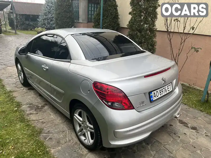 Кабріолет Peugeot 207 2011 1.56 л. Ручна / Механіка обл. Закарпатська, Ужгород - Фото 1/21