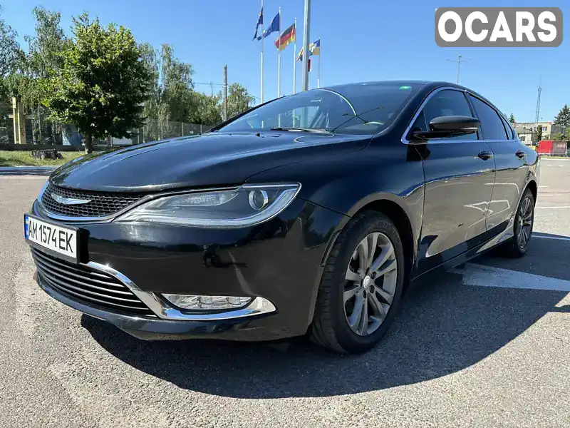 Седан Chrysler 200 2015 2.36 л. Автомат обл. Житомирська, Житомир - Фото 1/21