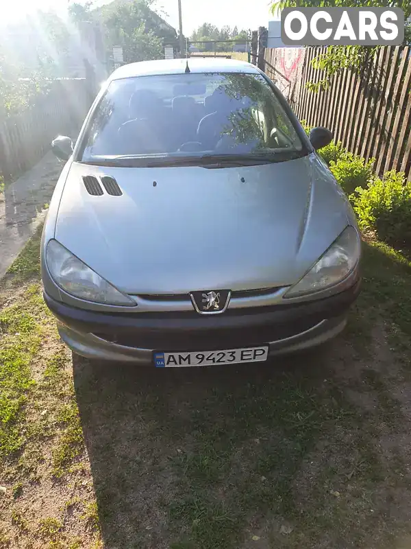 Хетчбек Peugeot 206 2001 1.4 л. Ручна / Механіка обл. Житомирська, Коростень - Фото 1/11