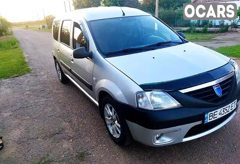 Седан Dacia Logan 2008 1.6 л. Ручна / Механіка обл. Миколаївська, Баштанка - Фото 1/5