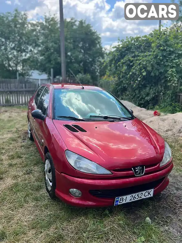 Седан Peugeot 206 2007 1.36 л. Ручна / Механіка обл. Житомирська, Радомишль - Фото 1/10