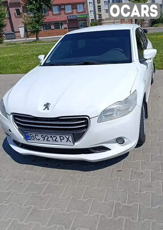 Седан Peugeot 301 2013 1.56 л. Ручная / Механика обл. Львовская, Львов - Фото 1/21