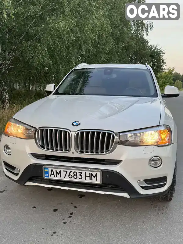 Позашляховик / Кросовер BMW X3 2015 2 л. Автомат обл. Житомирська, Звягель - Фото 1/21