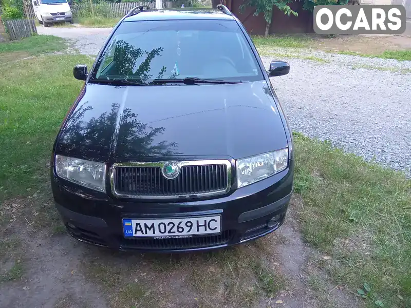 Універсал Skoda Fabia 2006 1.39 л. Ручна / Механіка обл. Житомирська, Звягель - Фото 1/21