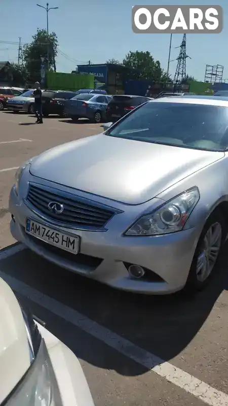 Седан Infiniti G25 2012 2.5 л. Автомат обл. Житомирська, Житомир - Фото 1/5