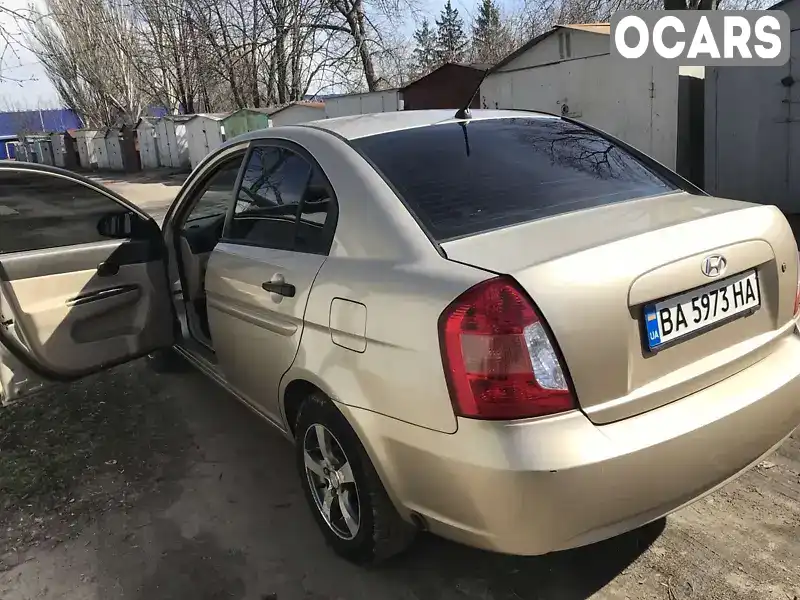 Седан Hyundai Accent 2007 1.4 л. Ручна / Механіка обл. Кіровоградська, Кропивницький (Кіровоград) - Фото 1/21