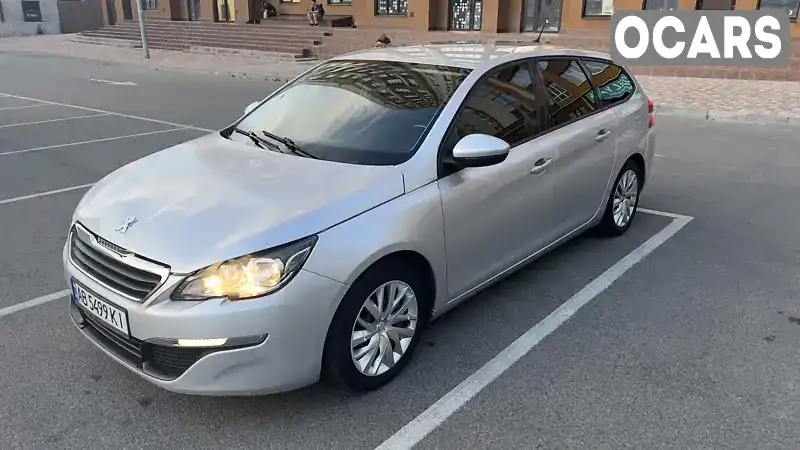 Універсал Peugeot 308 2014 1.56 л. Ручна / Механіка обл. Київська, Вишневе - Фото 1/21