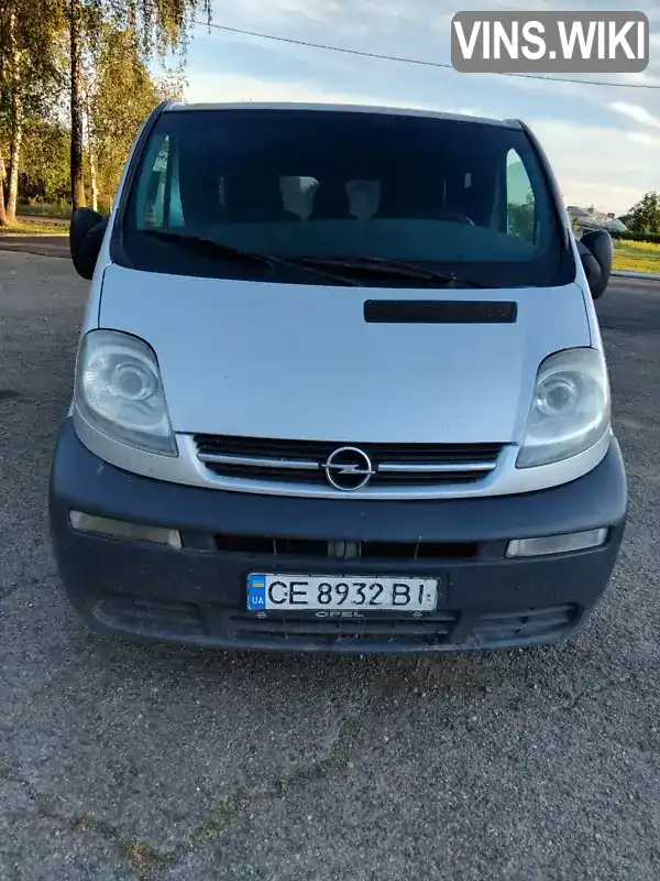 Мінівен Opel Vivaro 2005 1.87 л. Ручна / Механіка обл. Чернівецька, Чернівці - Фото 1/14