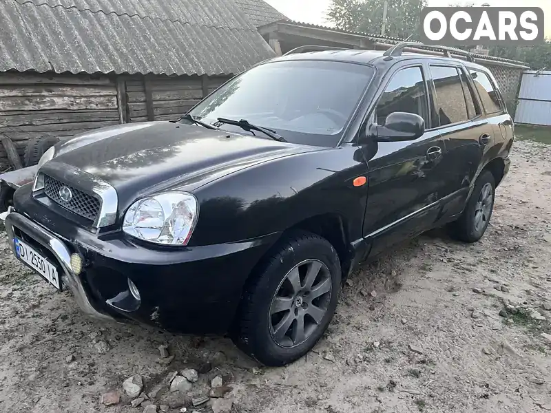 Позашляховик / Кросовер Hyundai Santa FE 2002 2.35 л. Ручна / Механіка обл. Чернігівська, Корюківка - Фото 1/11