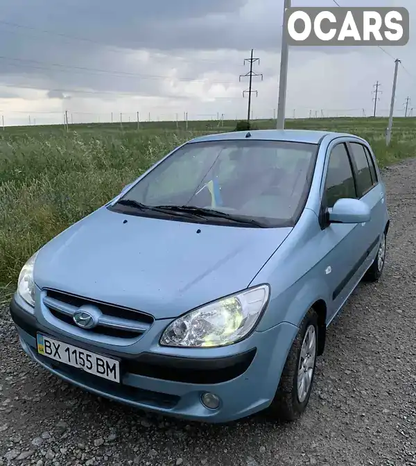 Хетчбек Hyundai Getz 2007 1.4 л. Ручна / Механіка обл. Хмельницька, Хмельницький - Фото 1/7