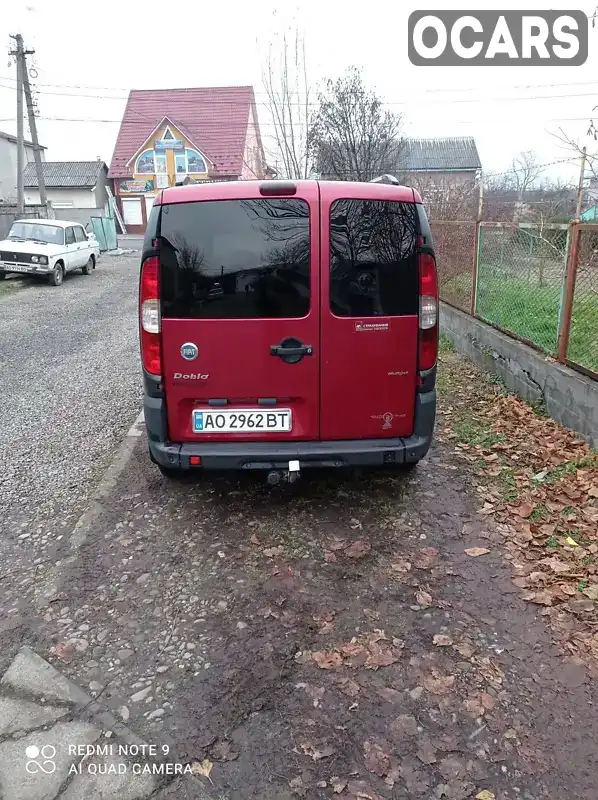 Мінівен Fiat Doblo 2006 1.9 л. Ручна / Механіка обл. Закарпатська, Виноградів - Фото 1/9