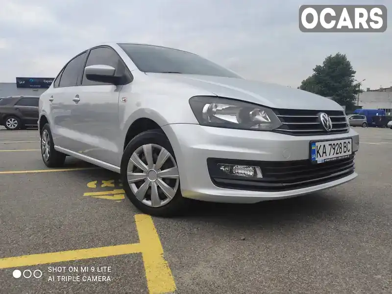 Седан Volkswagen Polo 2017 1.4 л. Робот обл. Київська, Київ - Фото 1/21