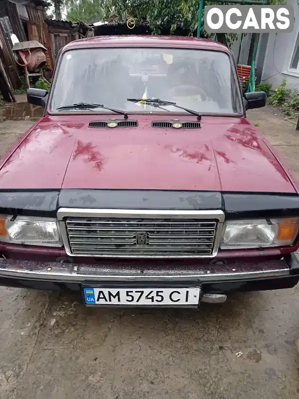 Седан ВАЗ / Lada 2107 2005 1.45 л. обл. Житомирська, Бердичів - Фото 1/6