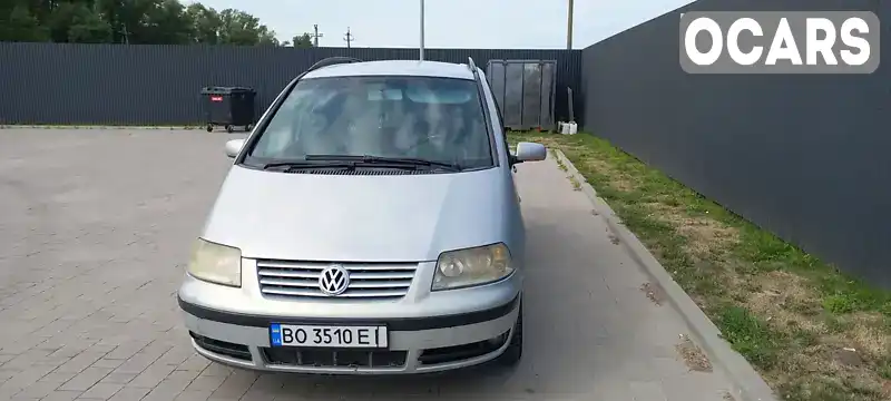 Мінівен Volkswagen Sharan 2002 1.9 л. Автомат обл. Тернопільська, Козова - Фото 1/18