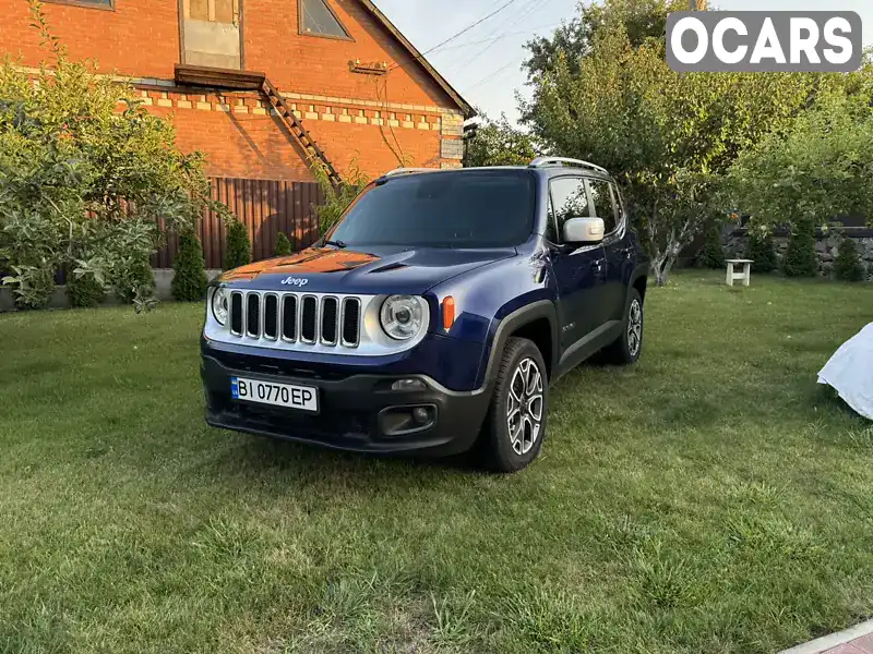 Позашляховик / Кросовер Jeep Renegade 2018 2.4 л. Автомат обл. Полтавська, Полтава - Фото 1/21