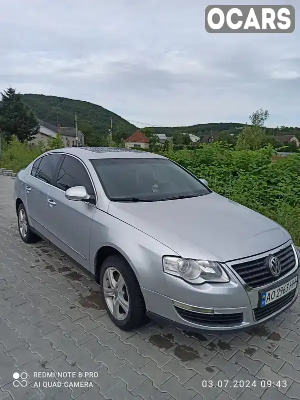 Седан Volkswagen Passat 2006 1.98 л. Ручна / Механіка обл. Закарпатська, Свалява - Фото 1/10