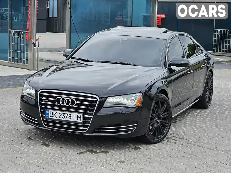 Седан Audi A8 2012 3 л. Автомат обл. Рівненська, Рівне - Фото 1/21