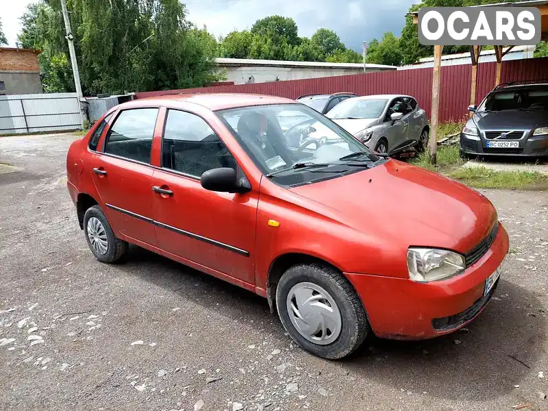 Седан ВАЗ / Lada 1118 Калина 2006 1.6 л. Ручна / Механіка обл. Львівська, Броди - Фото 1/13