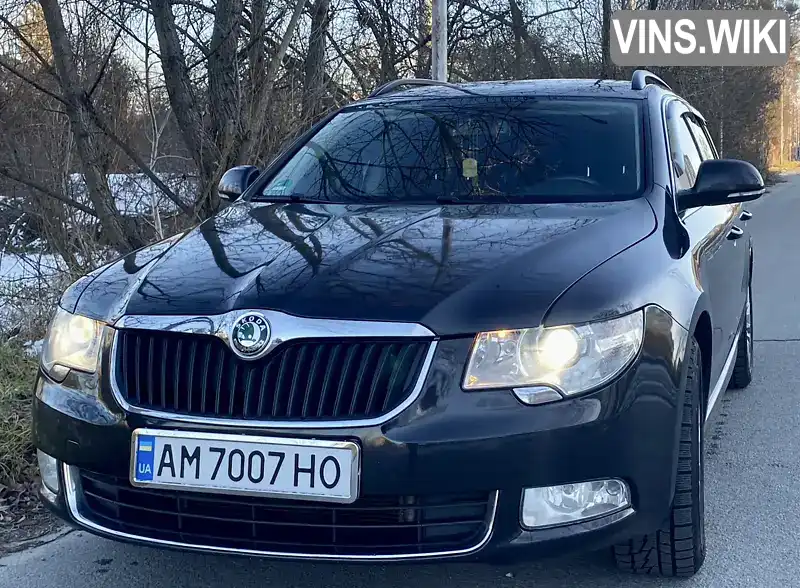 Універсал Skoda Superb 2012 2 л. Автомат обл. Житомирська, Звягель - Фото 1/21