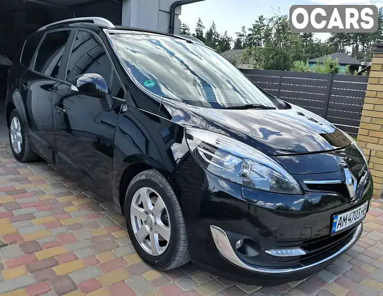 Мінівен Renault Grand Scenic 2013 1.6 л. Ручна / Механіка обл. Черкаська, Черкаси - Фото 1/21