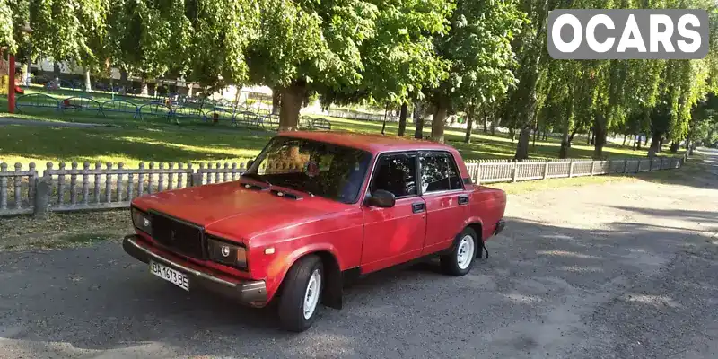 Седан ВАЗ / Lada 2107 1983 1.45 л. Ручна / Механіка обл. Полтавська, Козельщина - Фото 1/13