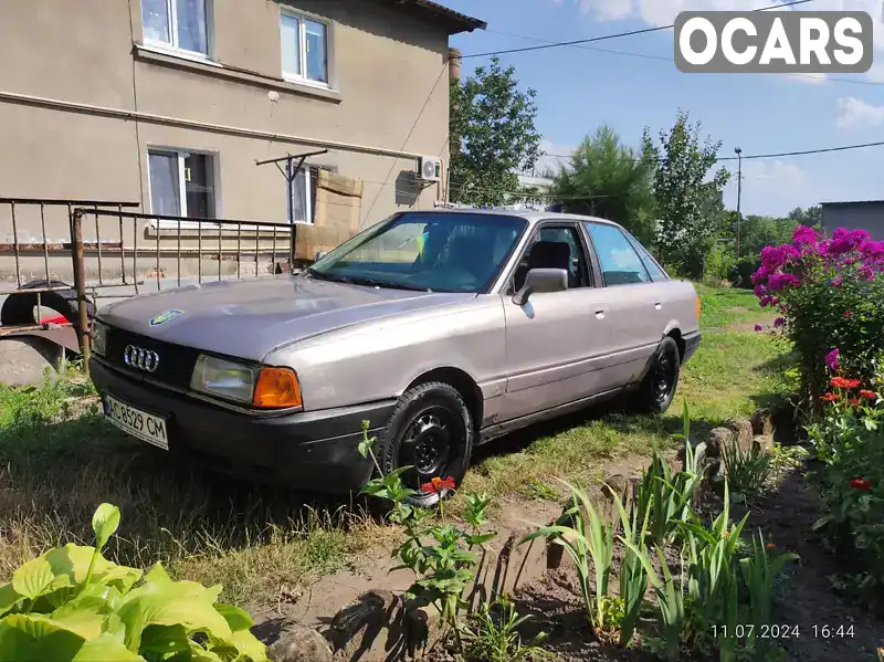 Седан Audi 80 1987 1.78 л. Ручна / Механіка обл. Волинська, Луцьк - Фото 1/10