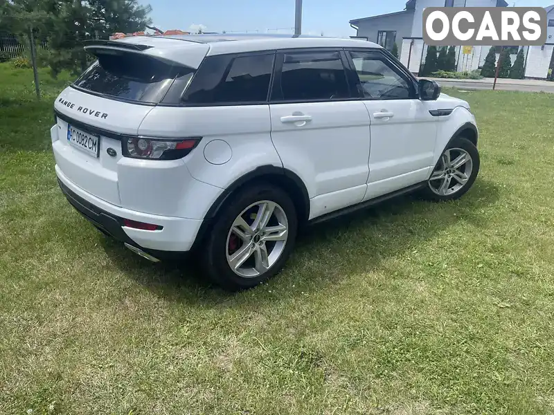 Позашляховик / Кросовер Land Rover Range Rover Evoque 2012 2 л. Автомат обл. Волинська, Луцьк - Фото 1/21