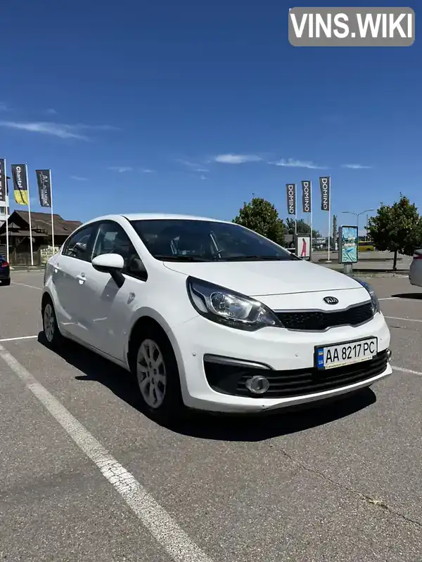 Седан Kia Rio 2016 1.4 л. Ручна / Механіка обл. Київська, Київ - Фото 1/16