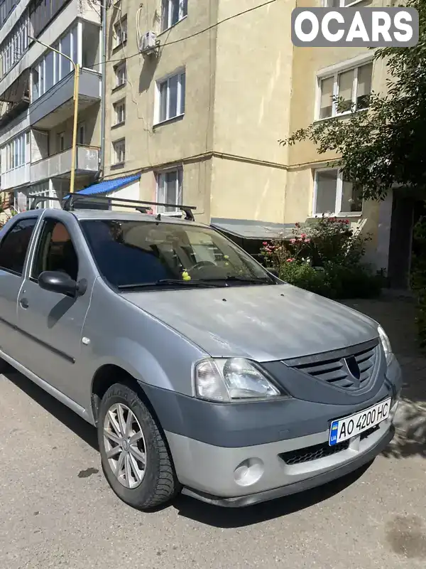 Седан Dacia Logan 2007 1.4 л. Ручна / Механіка обл. Закарпатська, Ужгород - Фото 1/9