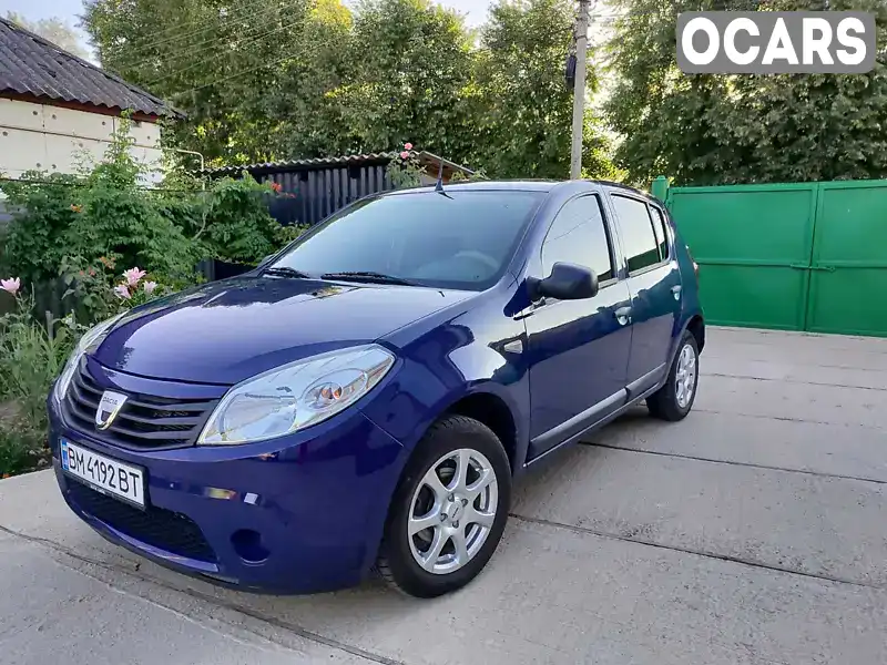 Хетчбек Dacia Sandero 2009 1.15 л. Ручна / Механіка обл. Сумська, Лебедин - Фото 1/8