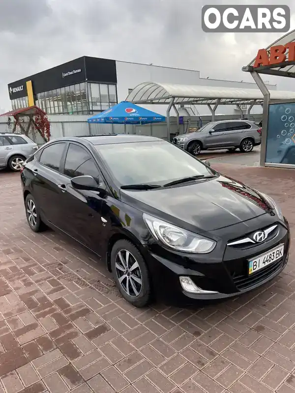 Седан Hyundai Accent 2011 1.6 л. Автомат обл. Полтавська, Полтава - Фото 1/11