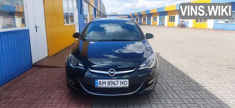 W0LPE8EN8E8048159 Opel Astra 2014 Универсал 2 л. Фото 2