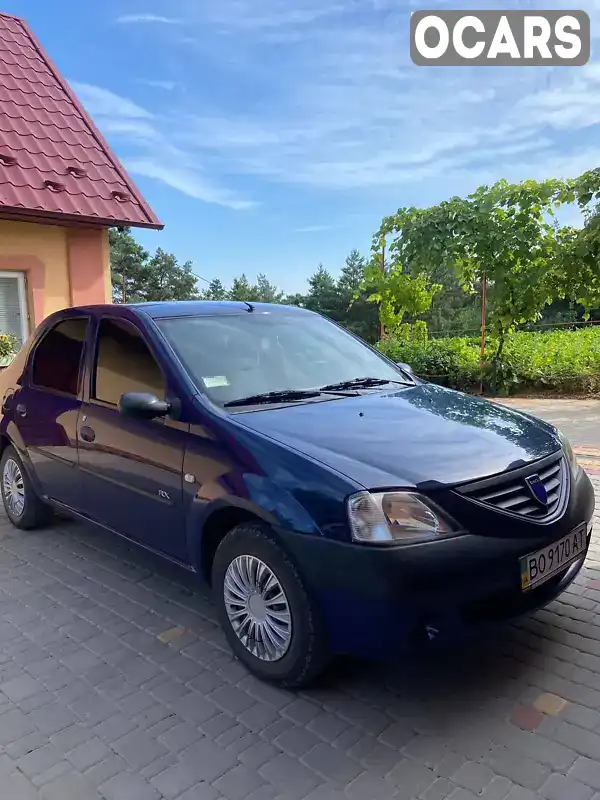 Седан Dacia Logan 2008 1.39 л. Ручна / Механіка обл. Тернопільська, Борщів - Фото 1/10