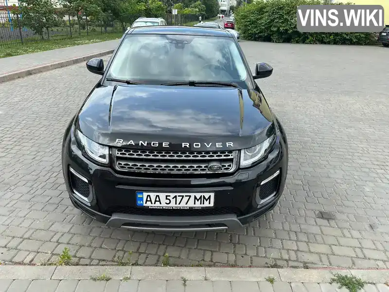 Позашляховик / Кросовер Land Rover Range Rover Evoque 2017 2 л. Автомат обл. Волинська, Луцьк - Фото 1/21