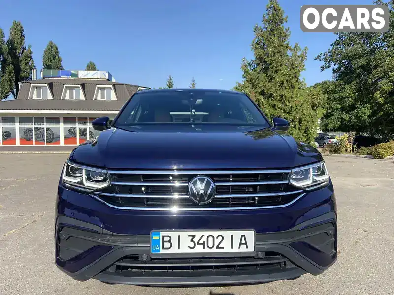 Позашляховик / Кросовер Volkswagen Tiguan 2021 1.98 л. Автомат обл. Полтавська, Кременчук - Фото 1/21