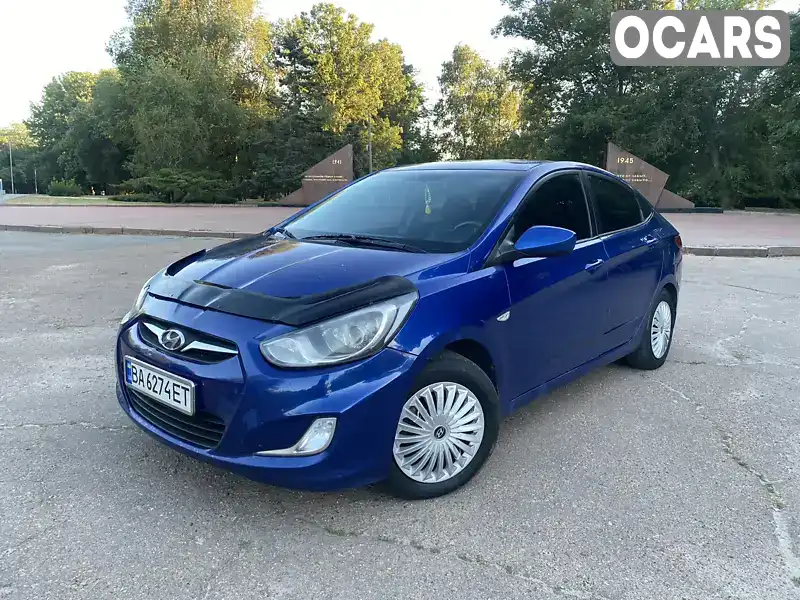 Седан Hyundai Accent 2011 1.4 л. Ручна / Механіка обл. Кіровоградська, Кропивницький (Кіровоград) - Фото 1/21