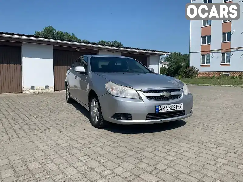 Седан Chevrolet Epica 2007 2.49 л. Автомат обл. Житомирська, Малин - Фото 1/15