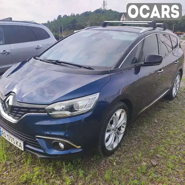 Мінівен Renault Grand Scenic 2018 1.46 л. Автомат обл. Закарпатська, Мукачево - Фото 1/8