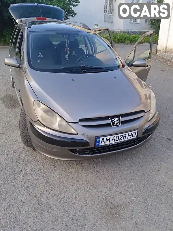 Універсал Peugeot 307 2003 1.59 л. Ручна / Механіка обл. Житомирська, Малин - Фото 1/19